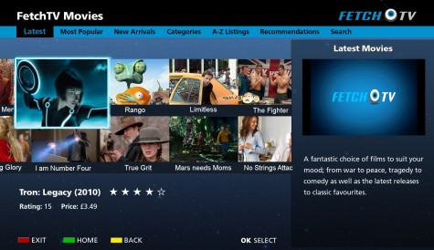 Fetch TV to launch on Panasonic connected TVs
