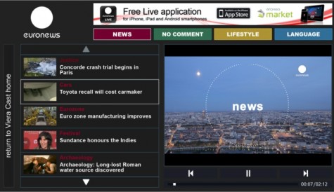 Deals see Euronews take connected TV lead