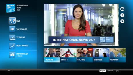 France 24 launching new internet TV platform