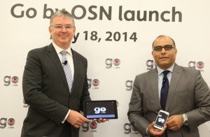 David Butorac, OSN CEO, and Emad Morcos, SVP, Business Development & Digital, at the Go by OSN launch.