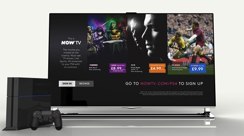 Now TV launches on PlayStation 4