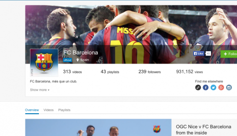 Dailymotion signs deal with FC Barcelona