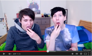 YouTube stars Dan and Phil