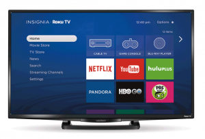 Insignia's Roku TV as demonstrated at this year's CES