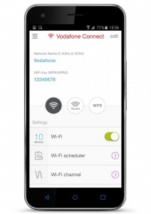 Vodafone Connect App Settings
