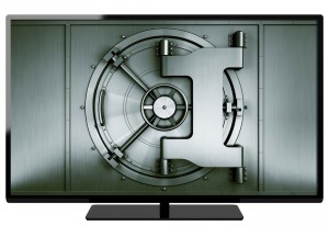 FlatscreenTV+Safe-lock-mechanisn