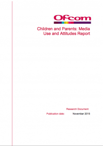 Ofcom children and parents report