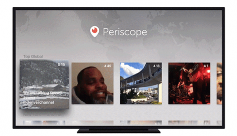 Periscope launches on Apple TV