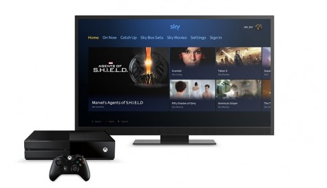 Sky launches TV app for Xbox One