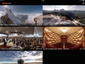 Arte launches Virtual Reality TV app