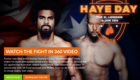 IM360 claims VR boxing first as Haye fight goes online