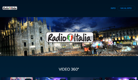 Mediaset airs 360° coverage of Radio Italia concert