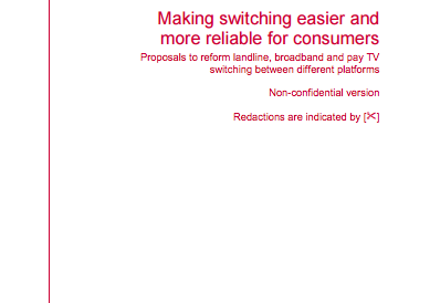 Ofcom looking to place burden of service switch on new providers
