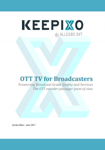 Keepixo - OTT TV for Broadcasters cover