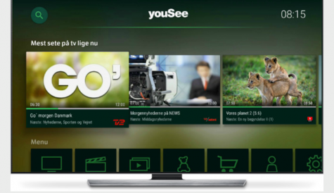 YouSee launches Android TV app for multi-room and second-home viewing