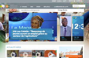 RTI's website: a growing number of Côte d'Ivoire citizens have web access