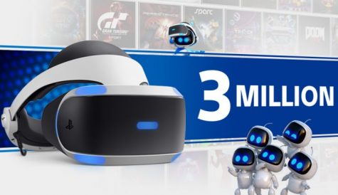 PlayStation VR sales reach three million