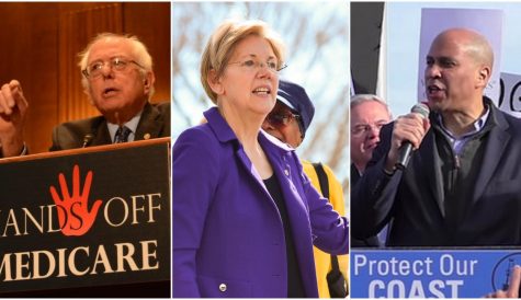 Three Democrat presidential candidates rally against Sinclair RSN deal