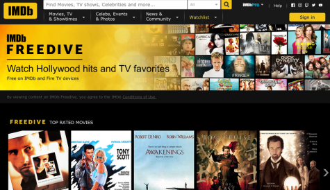 IMDb Freedive rebrands as IMDb TV, planning European expansion