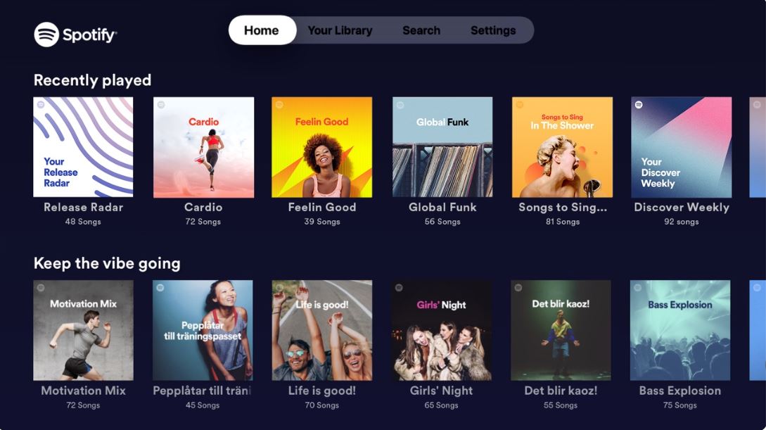 Spotify launches on TV - Digital TV