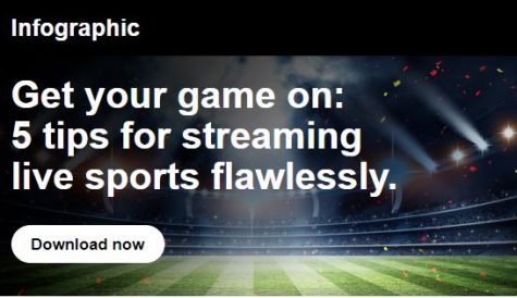 Infographic | 5 tips for streaming live sports flawlessly