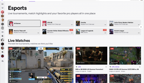 Twitch launches dedicated esports section