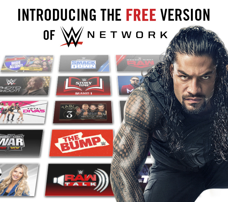 Network free wwe is WWE Network