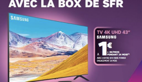 SFR and Bouygues Telecom launch box-free TV with Samsung smart TVs