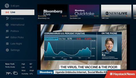 Bloomberg ties up channel distribution on Haystack News