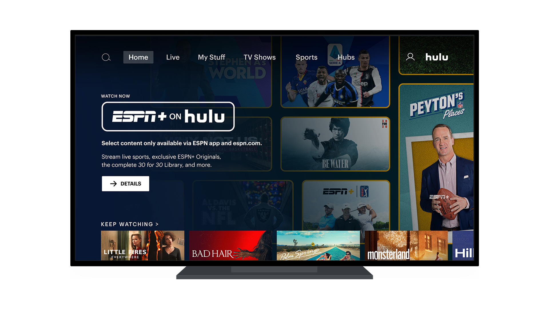Disney adds ESPN+ to Hulu