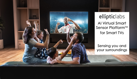 Elliptic Labs to create proof of concept of presence detection and gestures for leading smart TV OEM