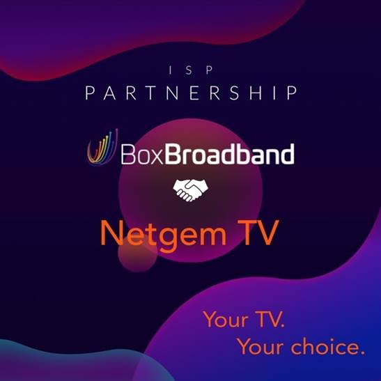 Box Broadband taps Netgem for TV rollout