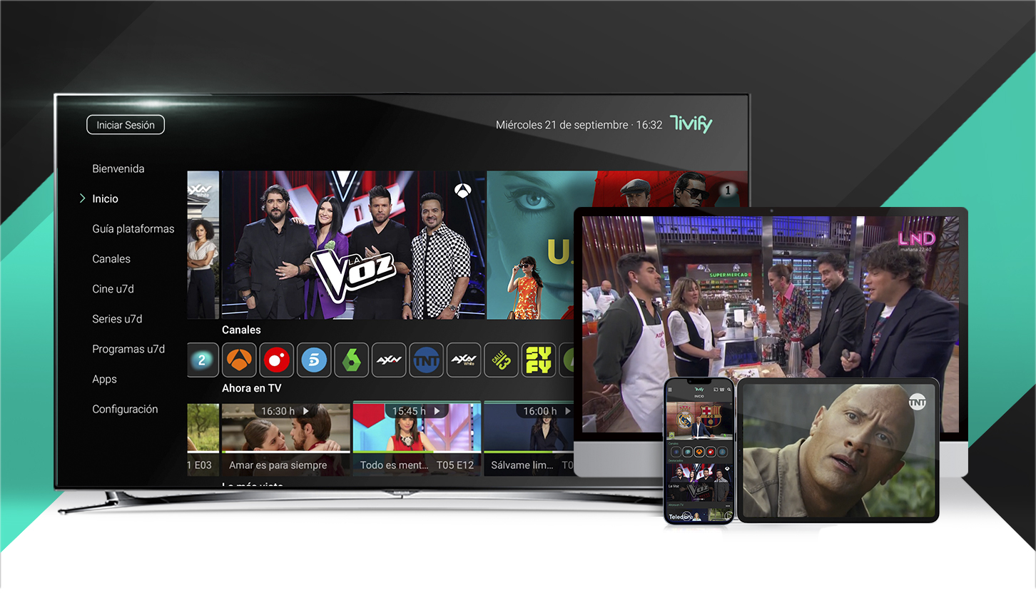 Tivify de España abre una plataforma para usuarios sin registro