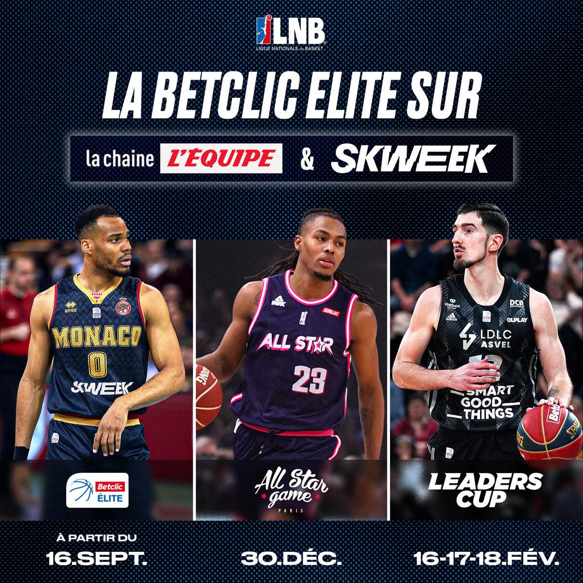 Streamer Skweek and LÉquipe DTT channel to share LNB basketball in France 