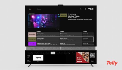 Vevo app launches on Telly's Dual Screen Smart TVs